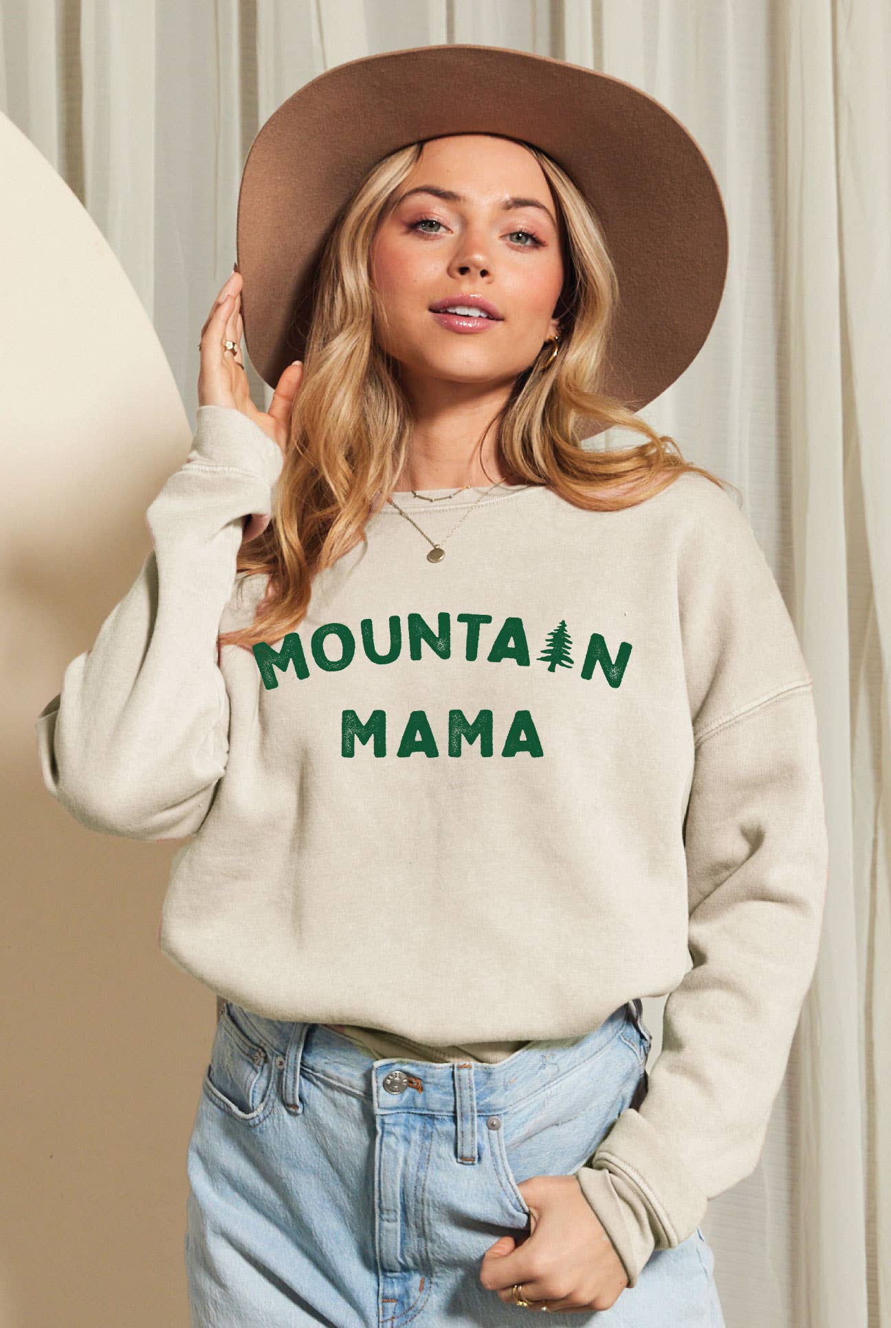 Mountain Mama     Mineral Graphic Sweatshirt