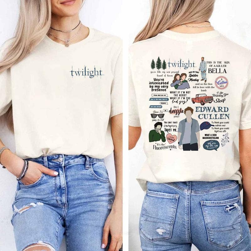 Twilight Saga Tribute Oversized Unisex Vintage Hoodie