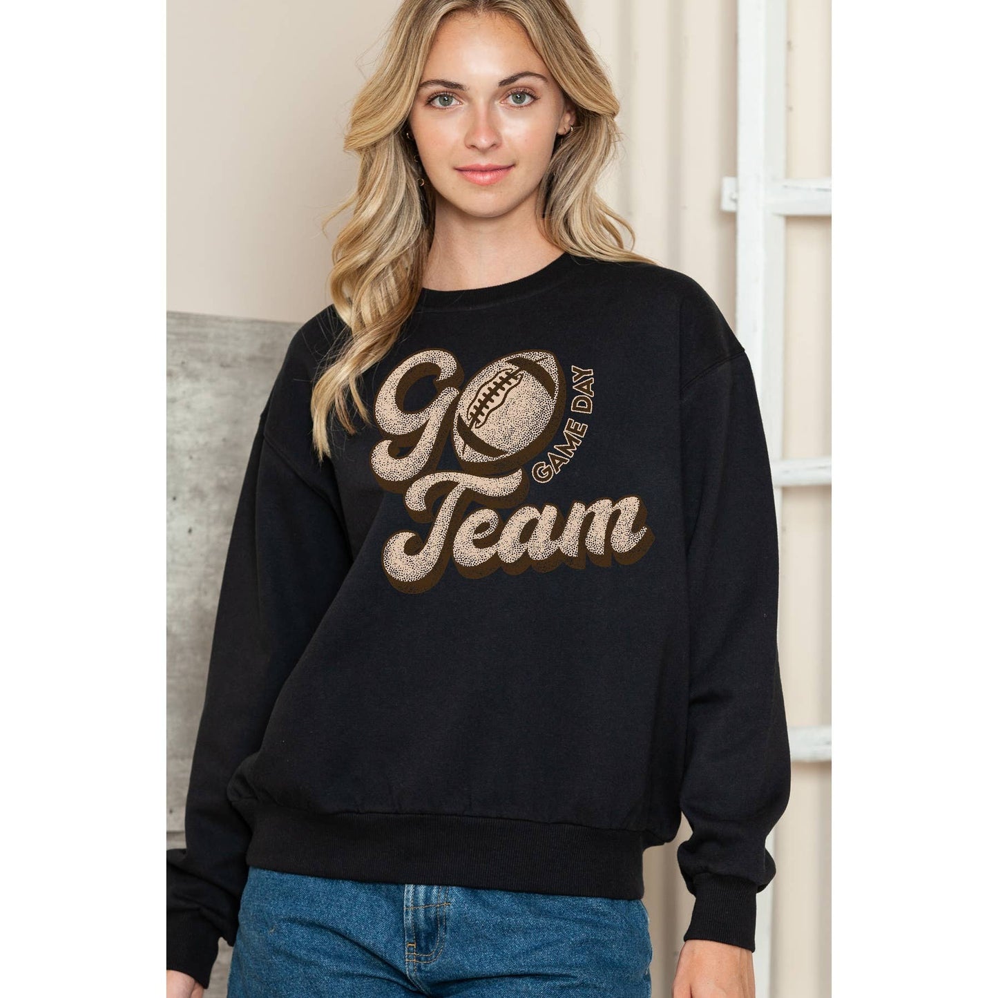Game Day Go Team - Crewneck Sweatshirt