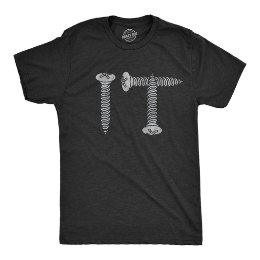 Screw It Men's Tshirt Sarcastic Graphic Tee Western T