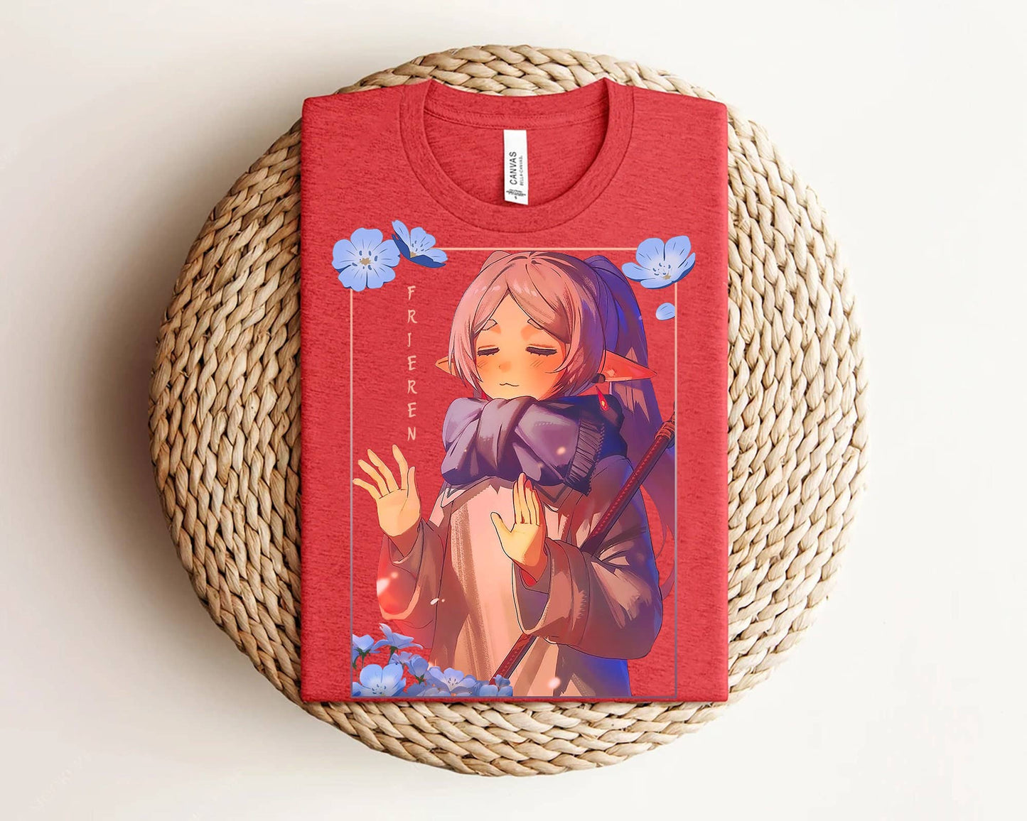 Anime Graphic Tee - F Rieren Aesthetic Gift For Him & Her