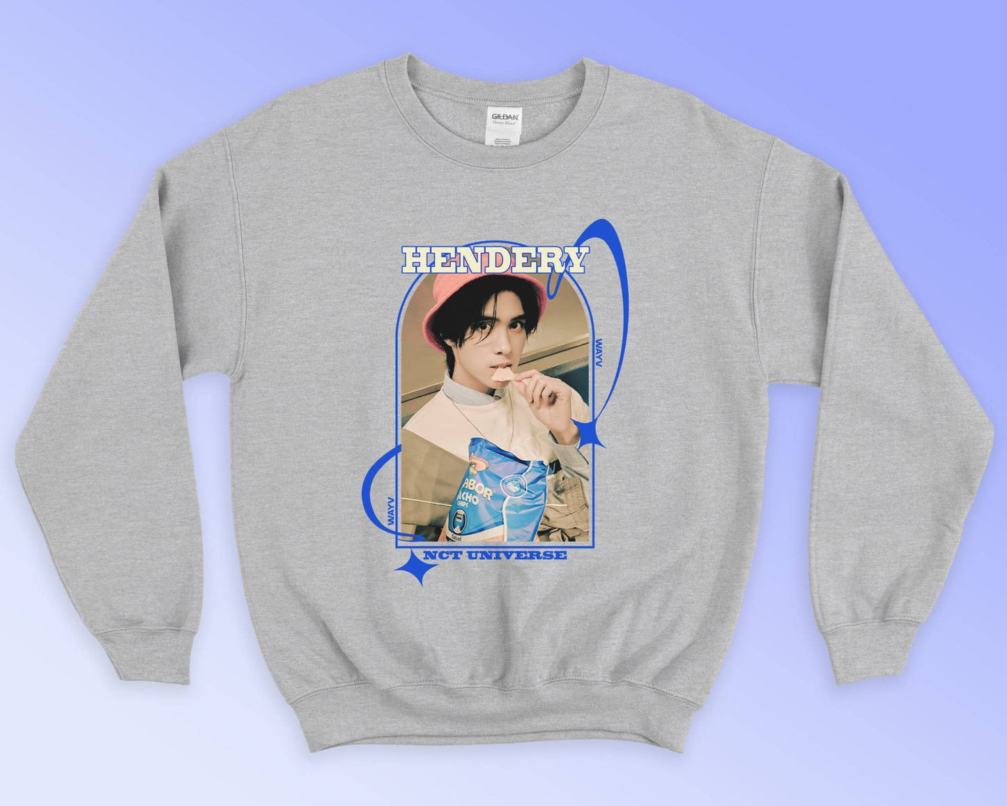 Hendery's Wayv Kpop Retro Sweatshirt – 90s Vintage Style