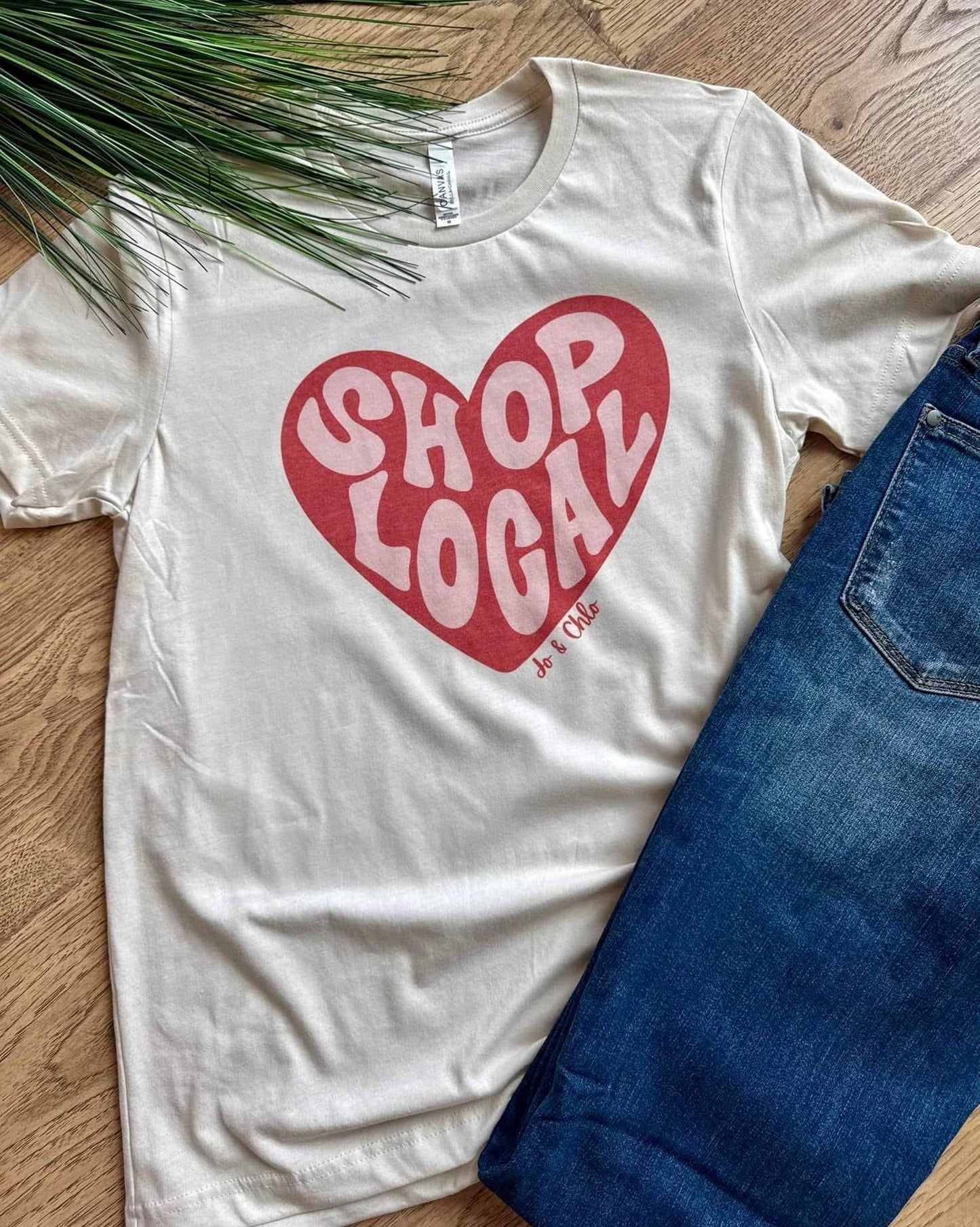 Custom Shop Local Valentine Graphic Tee