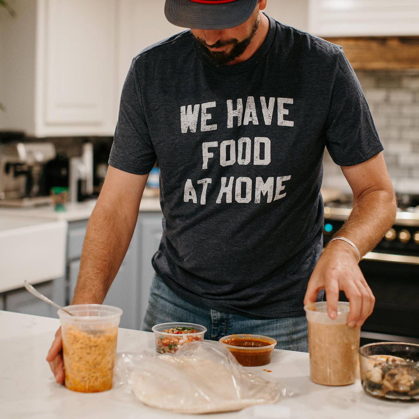 We Have Food At Home Men's Shirt, Father's Day Tee