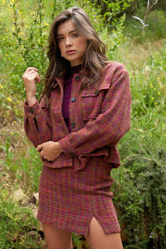 Cropped Tweed Jacket