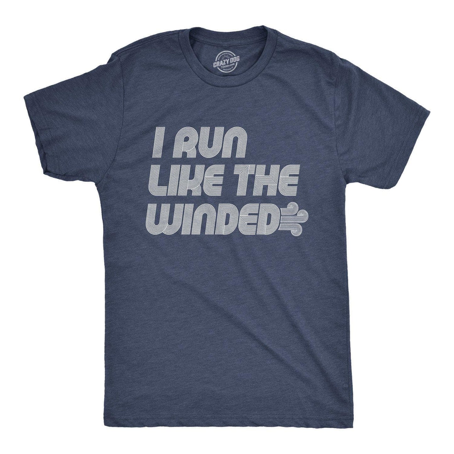 I Run Like the Winded Men's Tshirt Fitness Graphic Tee