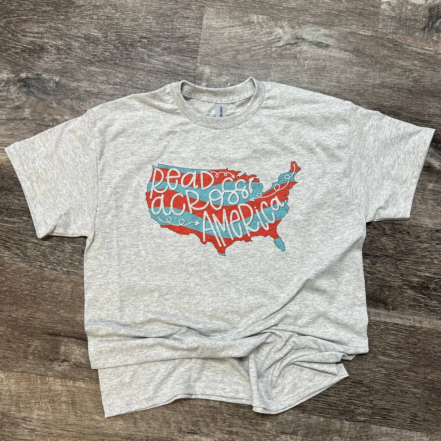 Read Across America On Ash Gray Tee