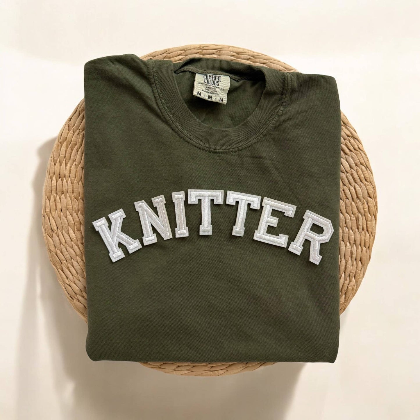 Knitter Comfort Colors Short Sleeve Shirt, Knitting Gifts