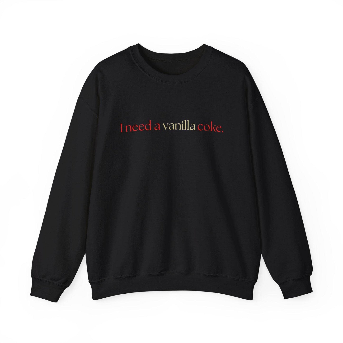 Vanilla Lover Crewneck Sweatshirt For Soda Enthusiasts