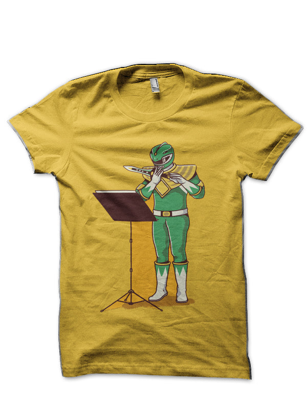 A Flute Interlude In A Minor Yellow T-Shirt