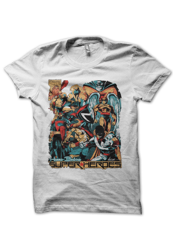 H.B. Super Heroes Half Sleeve T-Shirt