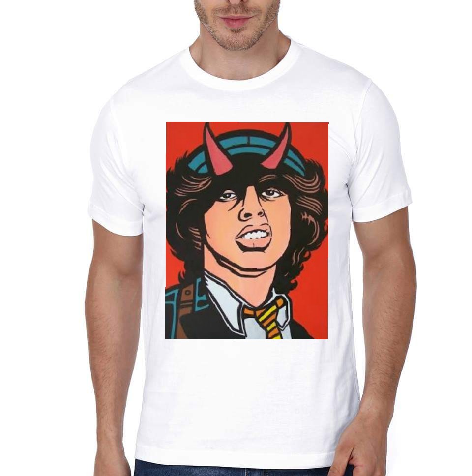 AC DC White T-Shirt