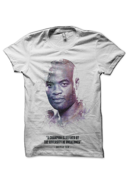 Anderson Silva White T-Shirt