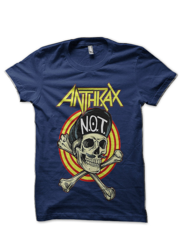 Anthrax Navy Blue T-Shirt