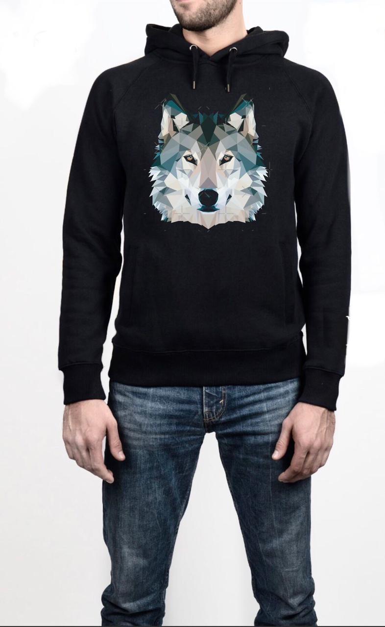 Arctic Fox Black Hoodie