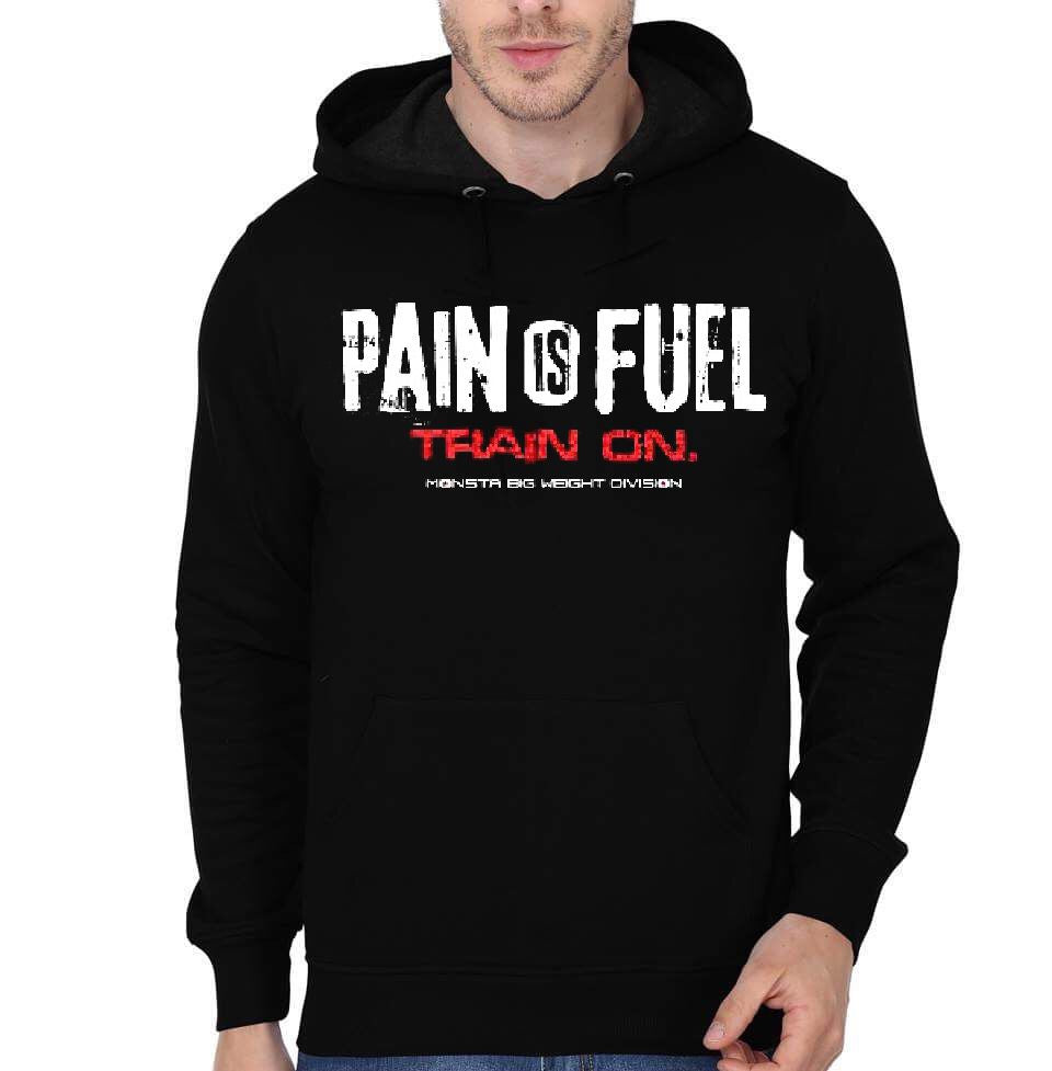 Pain Is Fuel Monsta Black Hoodie