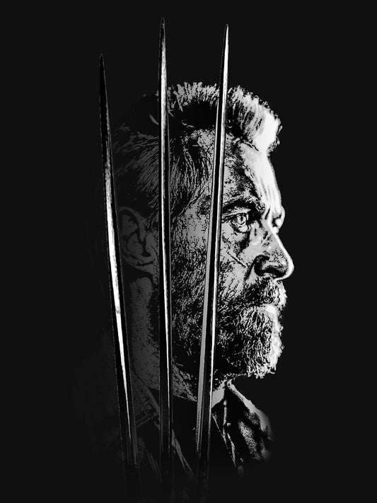 Logan Wolverine Black T-Shirt