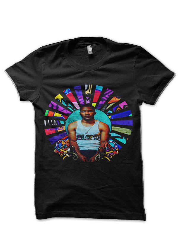 Frank Ocean Graffiti Style Sun rays Frank Ocean Blond Blonde Half Sleeve T-Shirt