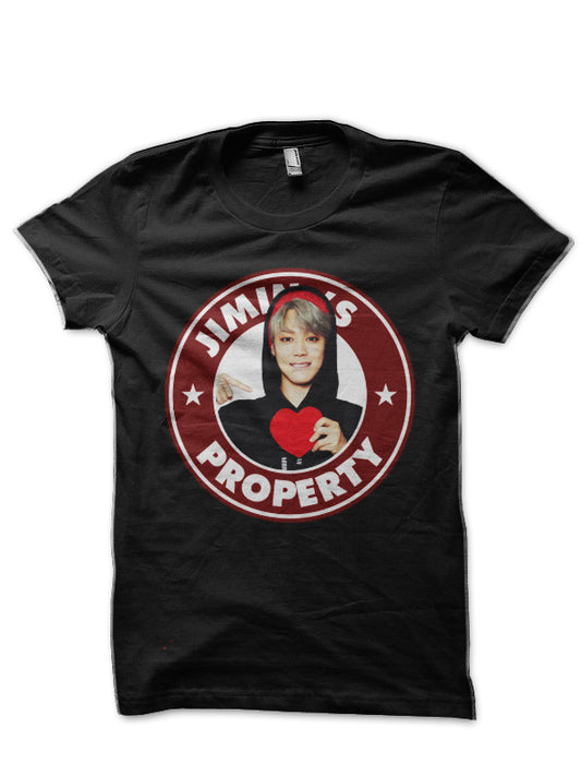 BTS JIMIN’S PROPERTY Black T-Shirt