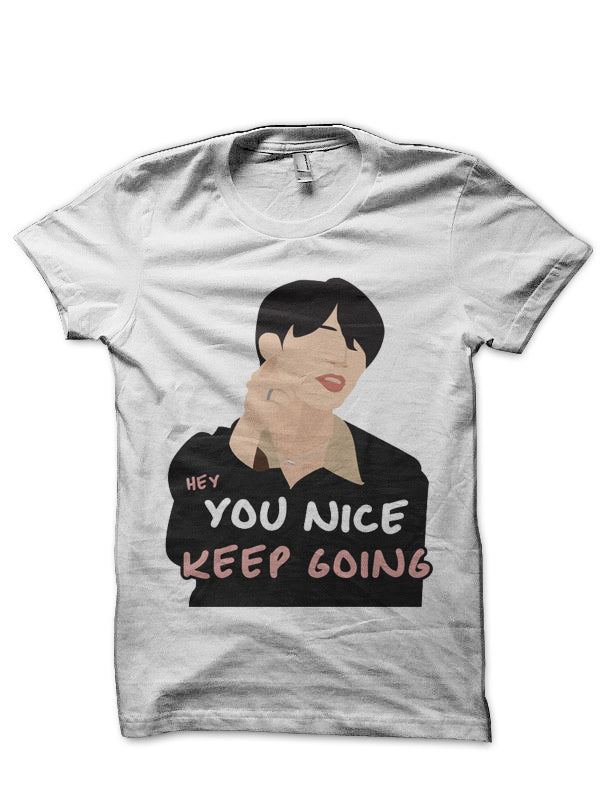 BTS | Hey Jimin, You Nice Keep Going! White T-Shirt