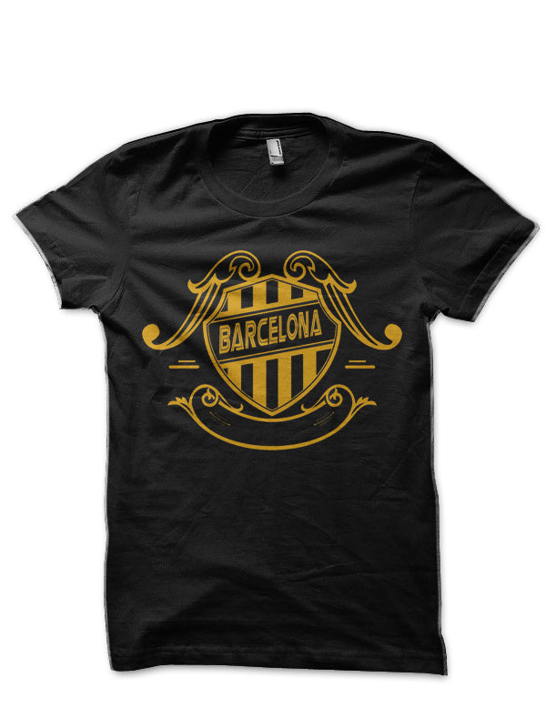 Barcelona  Black T-Shirt