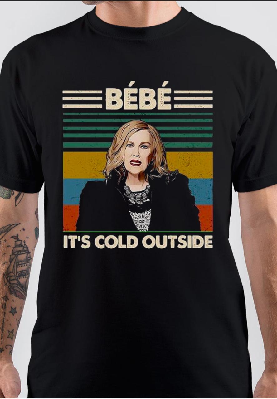 Bebe It’s Cold Outside White T-Shirt