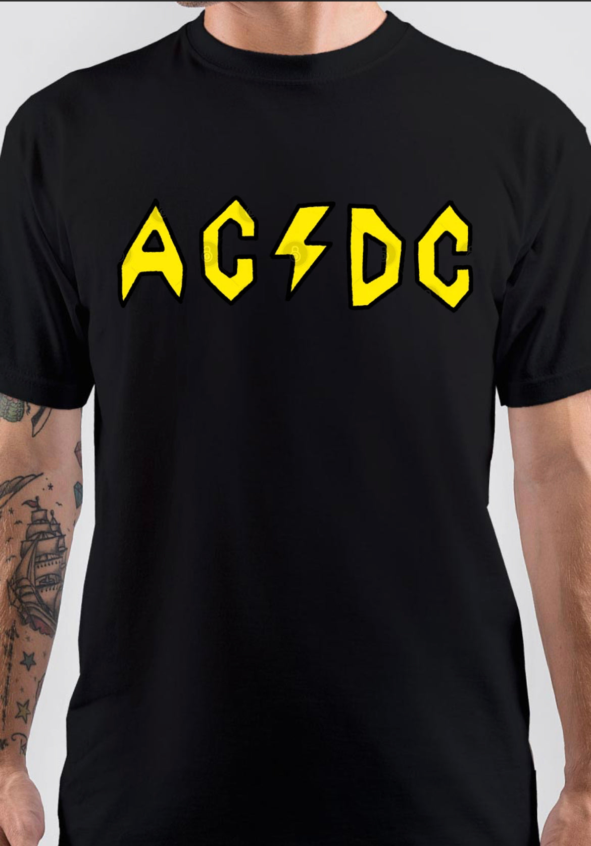 Butt-Head AC/DC Black T-Shirt