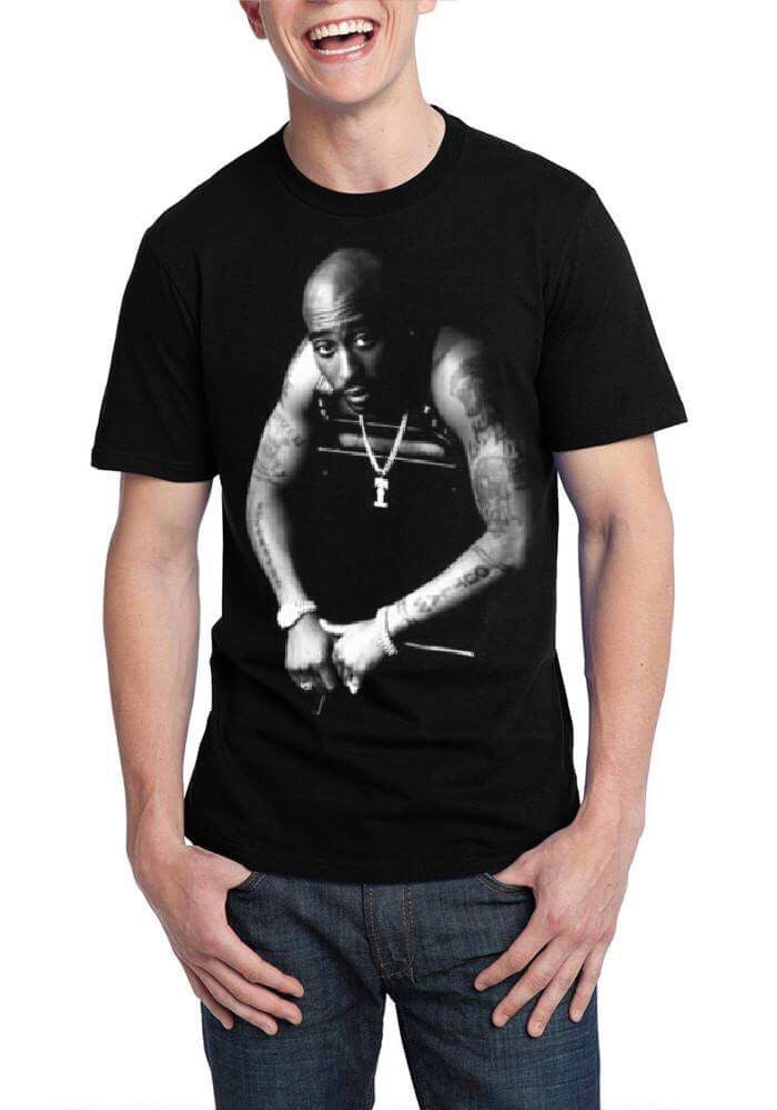 Tupac Shakur Legend Black T-Shirt