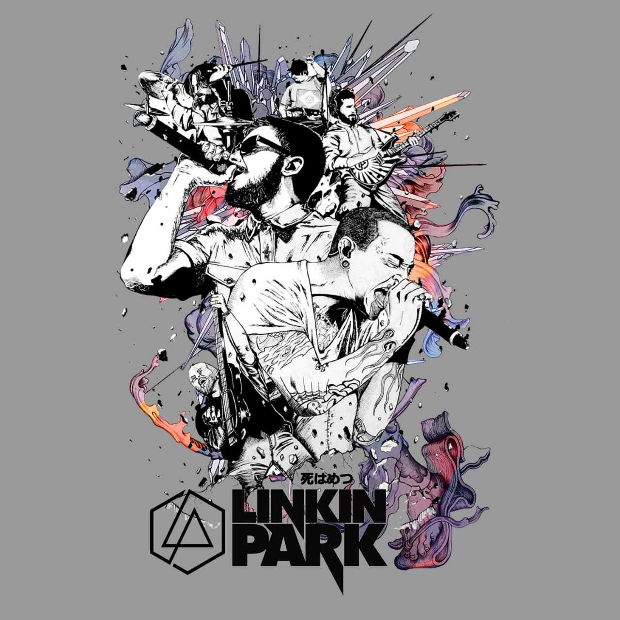 Linkin Park Grey Full Sleeve T-Shirt