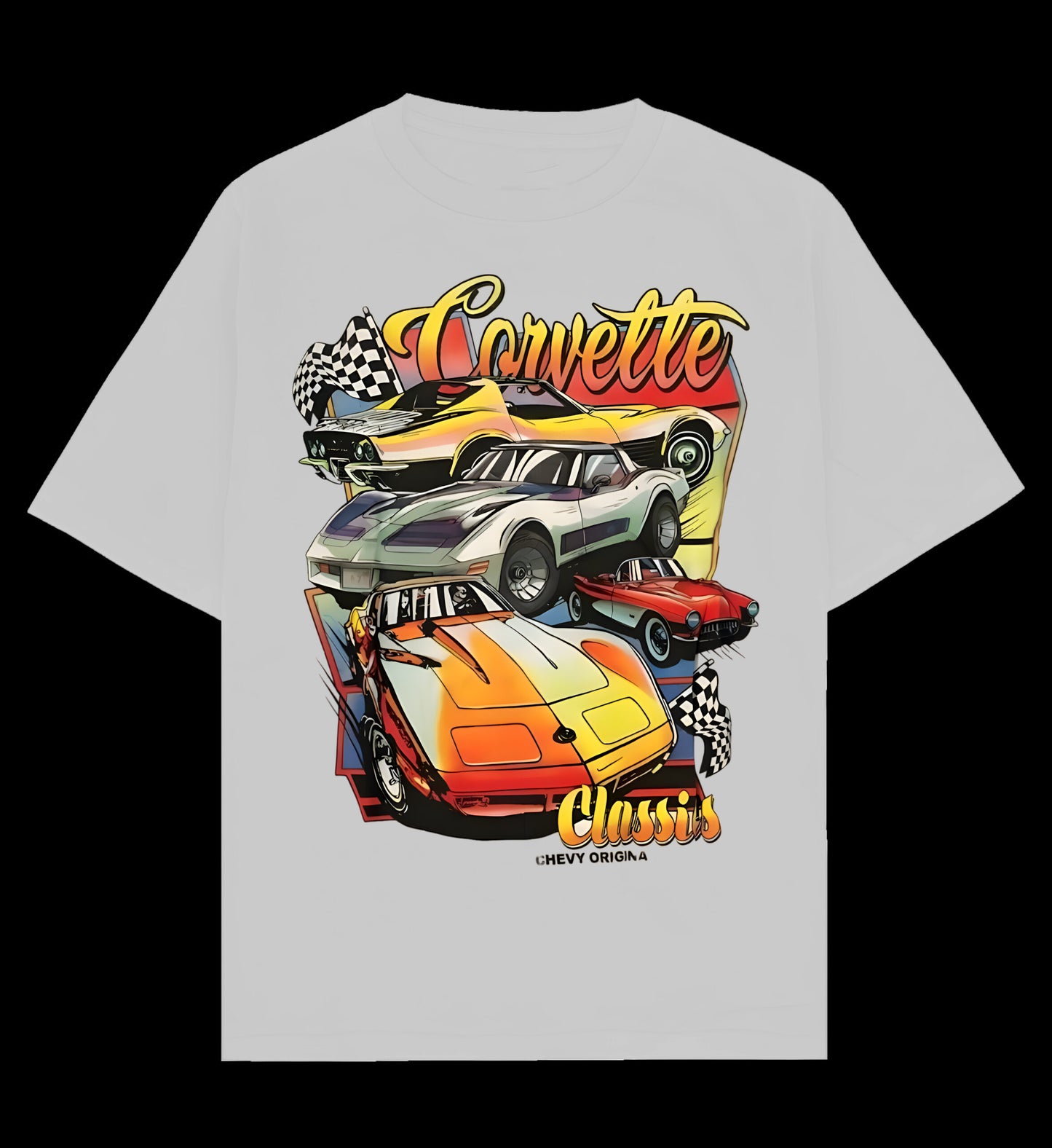 CORVETTE CAR Oversized T-Shirt