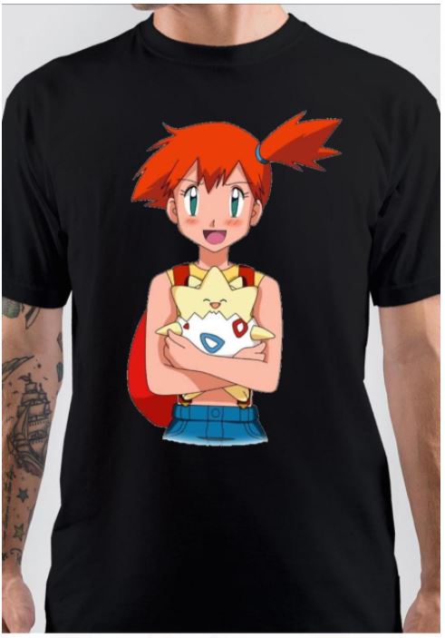 Misty And Togepi Half Sleeve T-Shirt