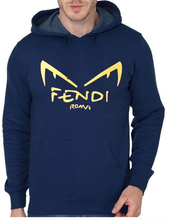Fendi Navy Blue Hoodie