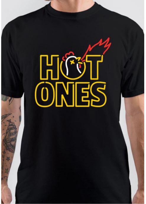 Hot Ones Black T-Shirt