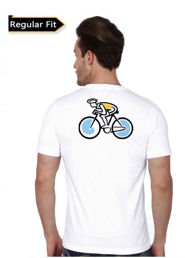 Periodically I Am Parth Half Sleeve White T-Shirt