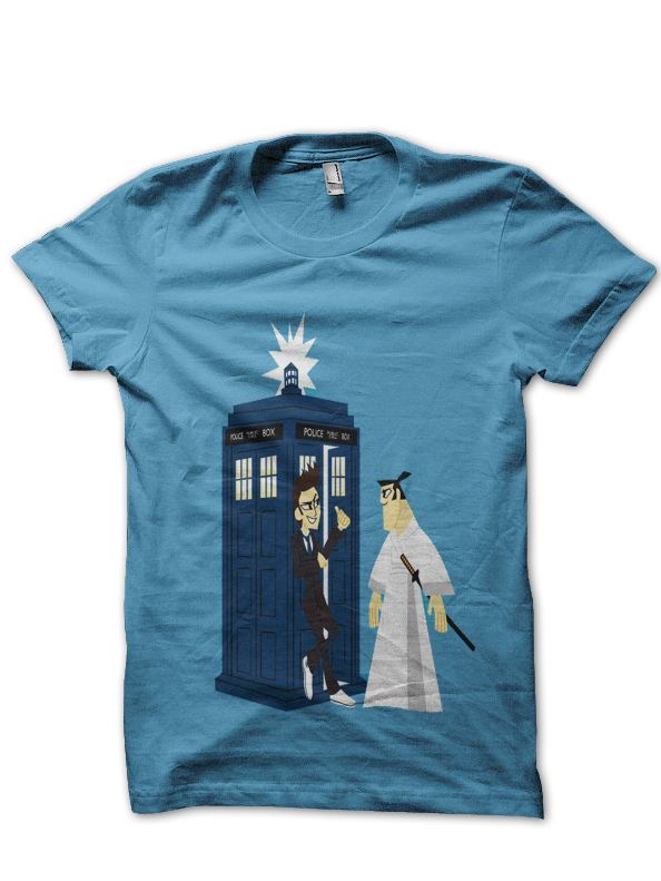 Samurai Jack Light Blue Tee