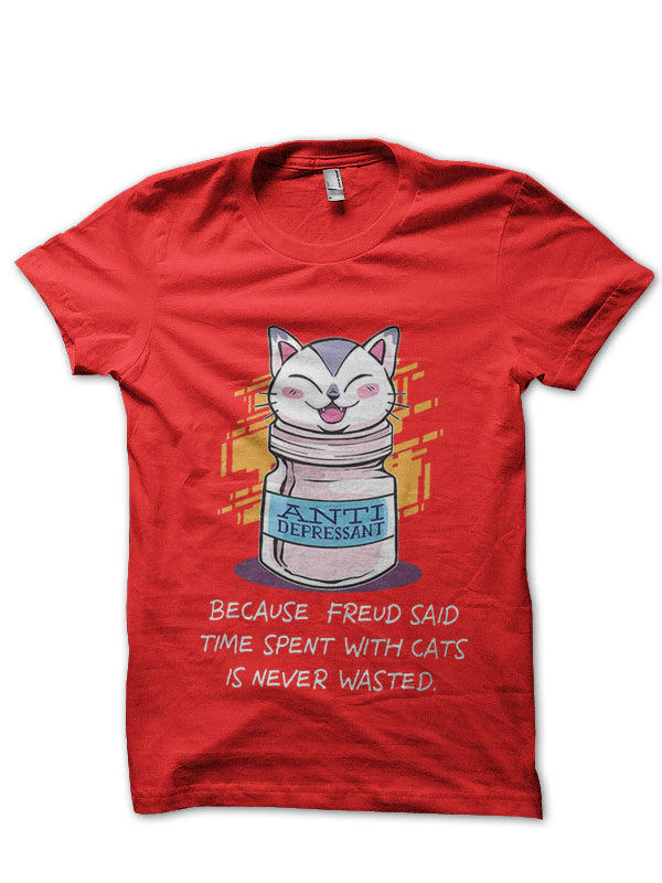 Cat Antidepressant Doctor T-Shirt