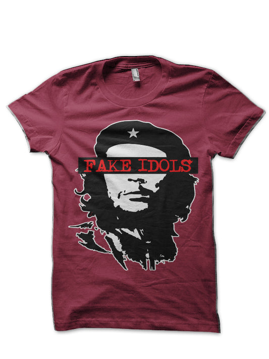Fake Idols – Che Guevara Maroon T-Shirt