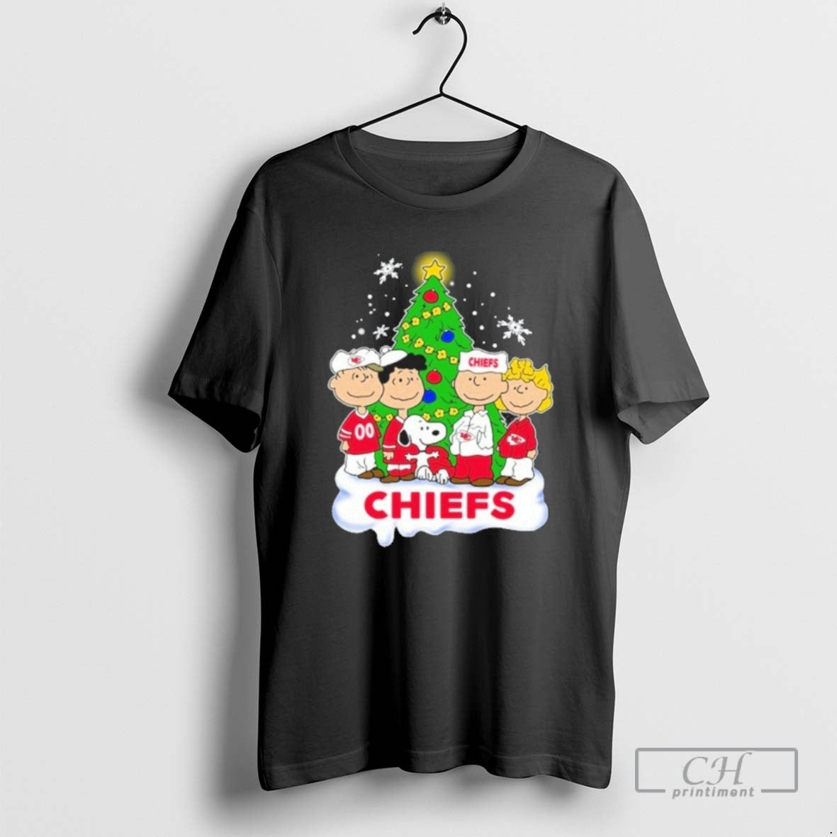 Classic 2025 Kansas City Chiefs Peanuts With Friend Merry Christmas T Shirts