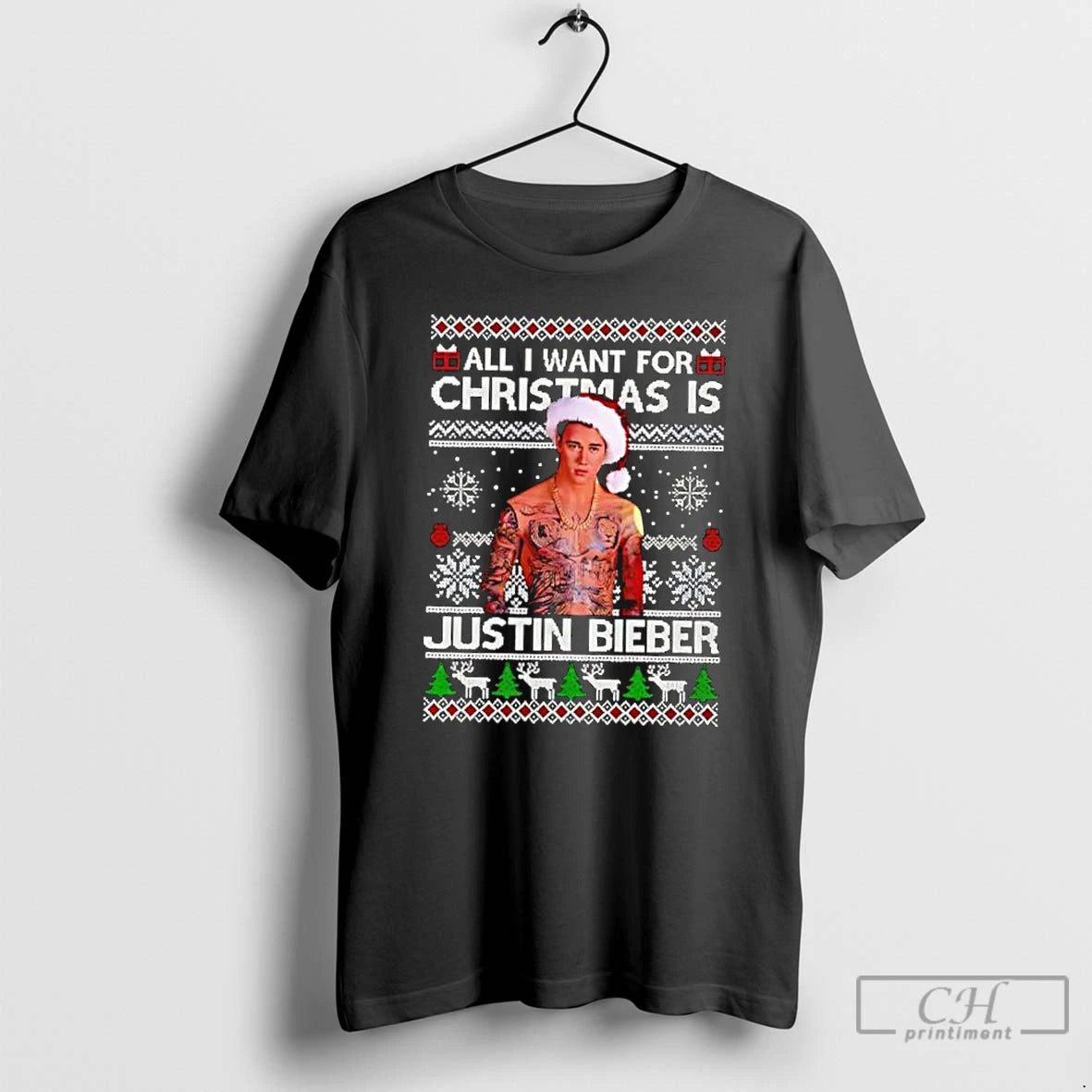 Classic All I Want For Christmas Is Justin Bieber