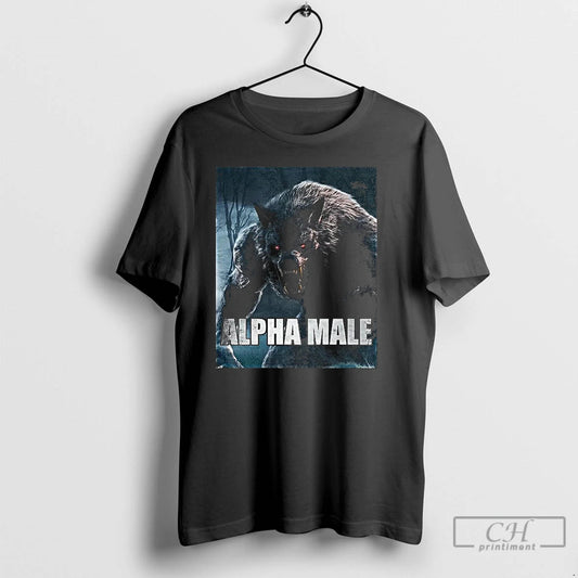Classic Alpha Wolf Male Werewolf Ruler Meme T Shirts