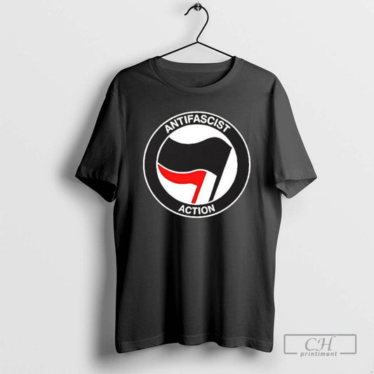 Classic Anti Fascist Action Flag T Shirts
