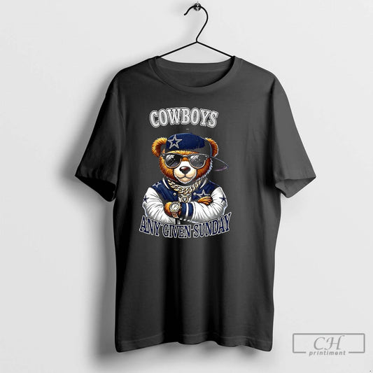 Classic Any Given Sunday Dallas Cowboys Baseball Bear T Shirts
