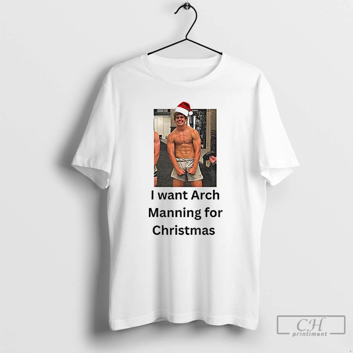 Classic Arch Manning Santa Hat I Want Arch Manning For Christmas