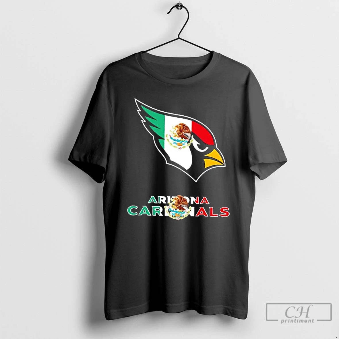 Classic Arizona Cardinals Football X Mexican Flag Logo