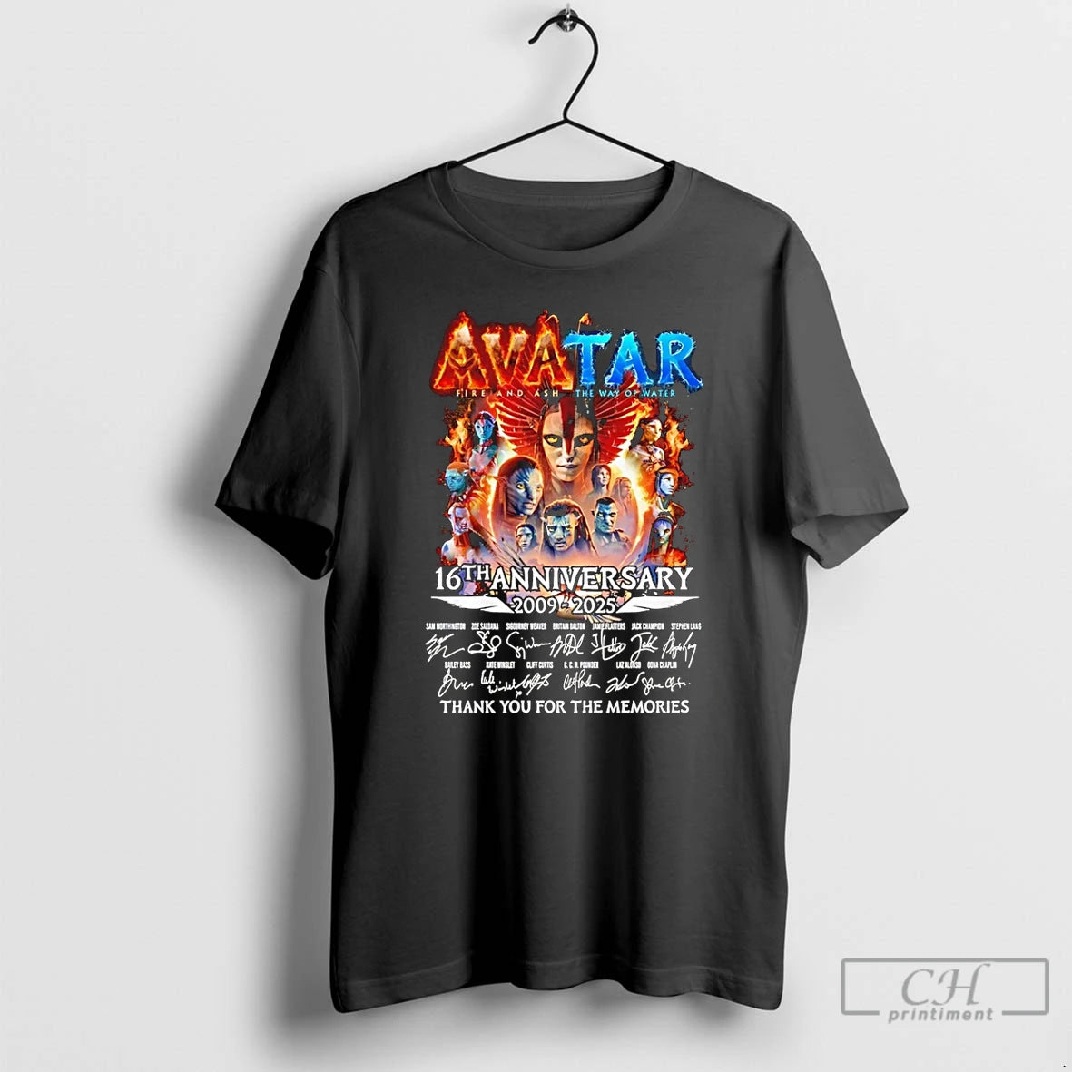 Classic Avatar Fire And Ash The Way Of Water 16th Anniversary 2009 2025 Thank You