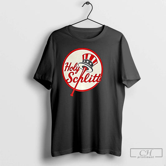 Classic Cam Schlittler Holy Schlitt Logo T Shirts