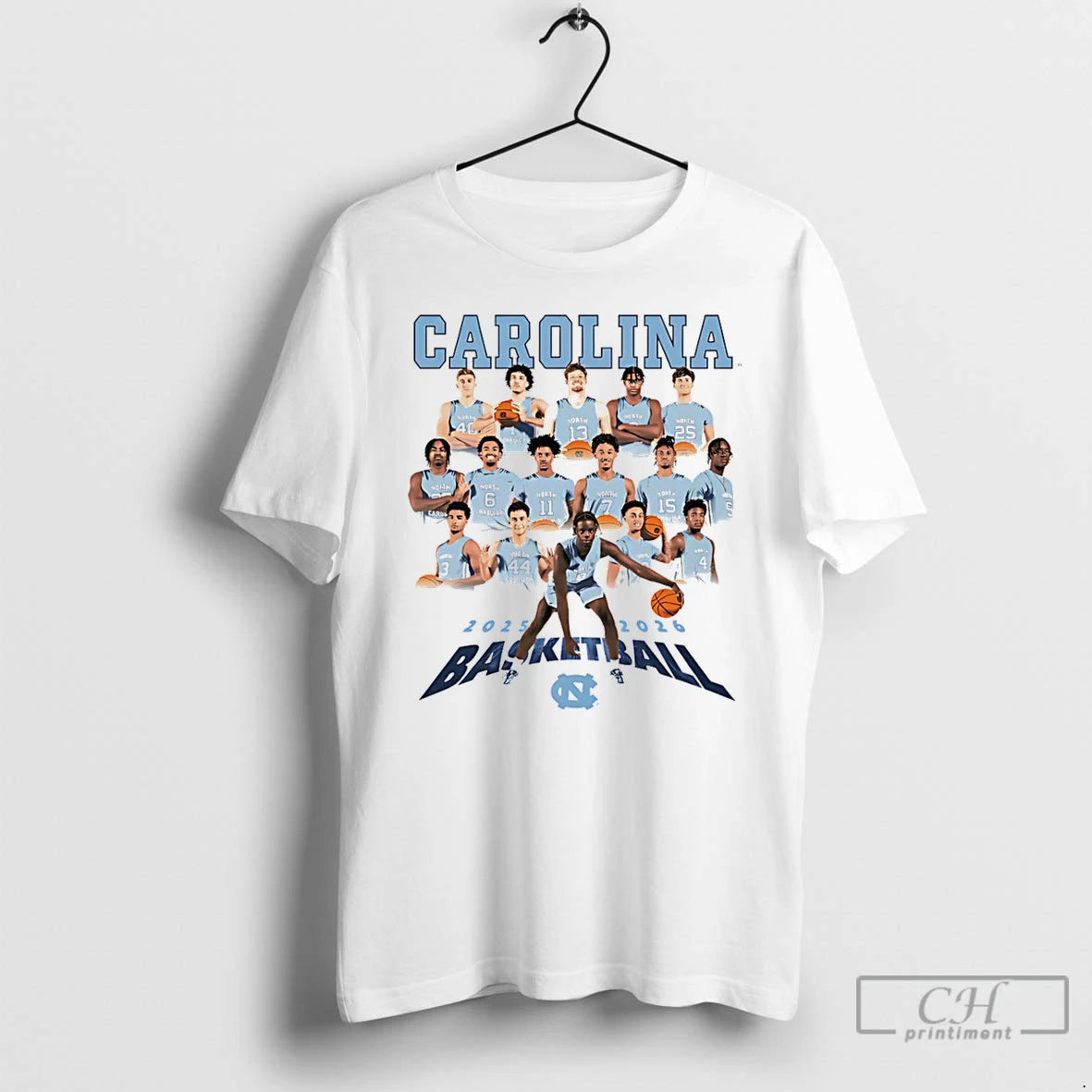 Classic Carolina Basketball Unc Mbb 2025 2026 Graphic