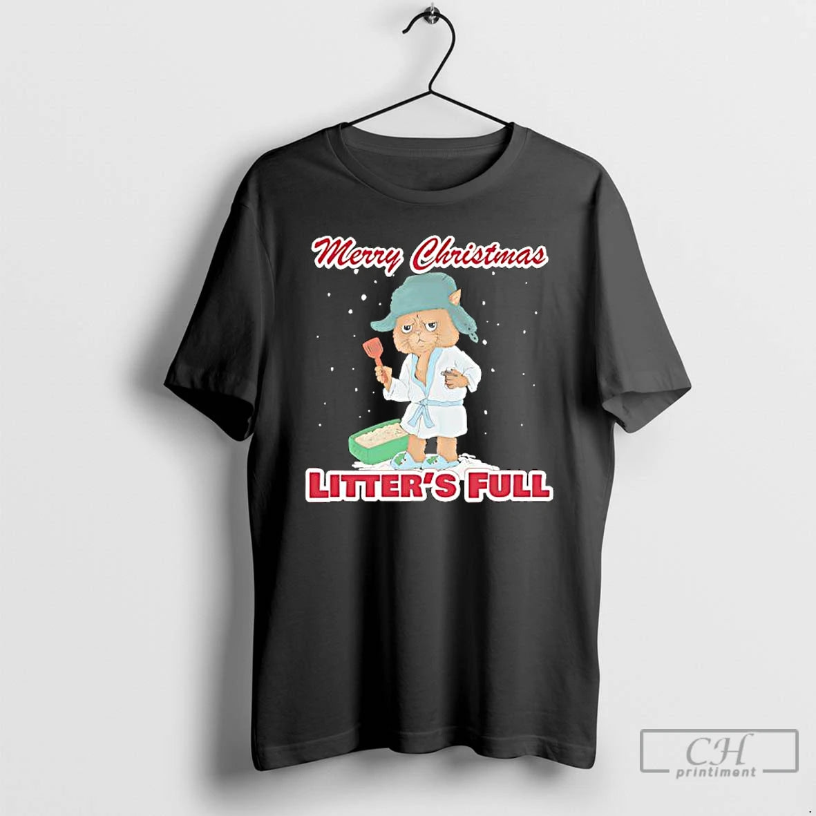 Classic Cat Merry Christmas Litters Full Graphic