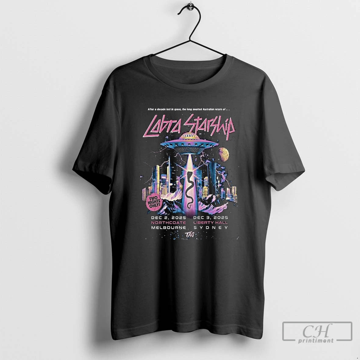 Classic Cobra Starship December 3 2025 Liberty Hall Sydney Australia Long Sleve T Shirts