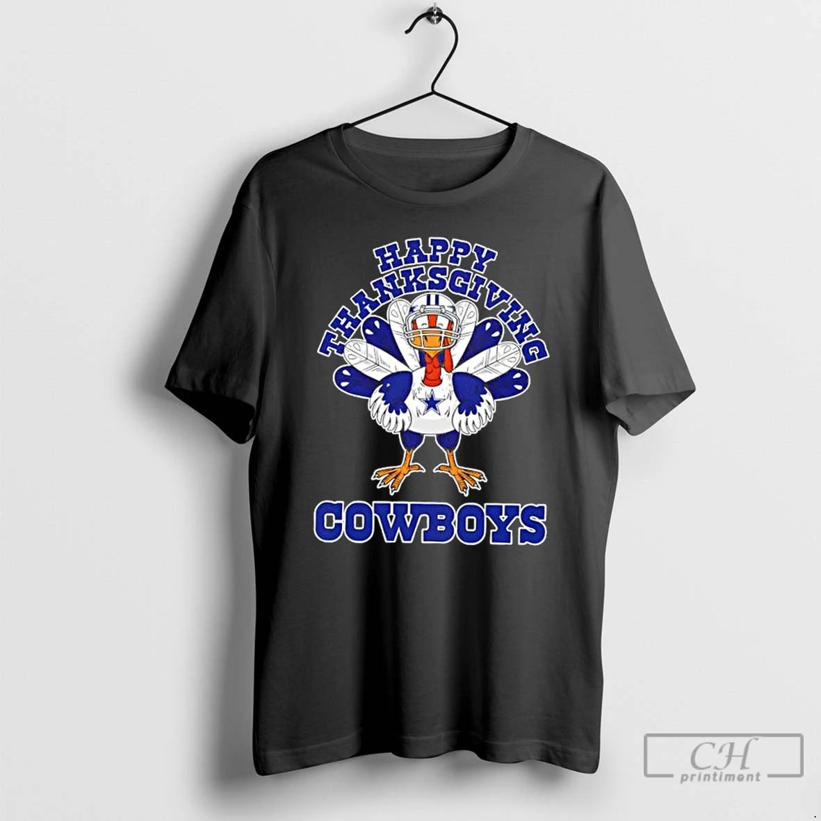 Classic Dallas Cowboys Football X Turkey Happy Thanksgiving